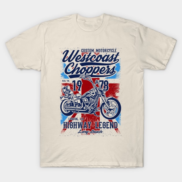 West coast choppers T-Shirt by RamsApparel08